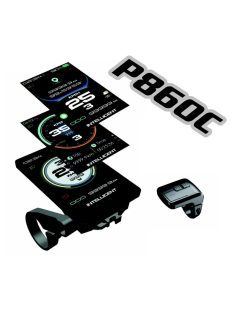 P860C KIJELZŐ- BAFANG BBS01-02-03/HD középmotorhoz-