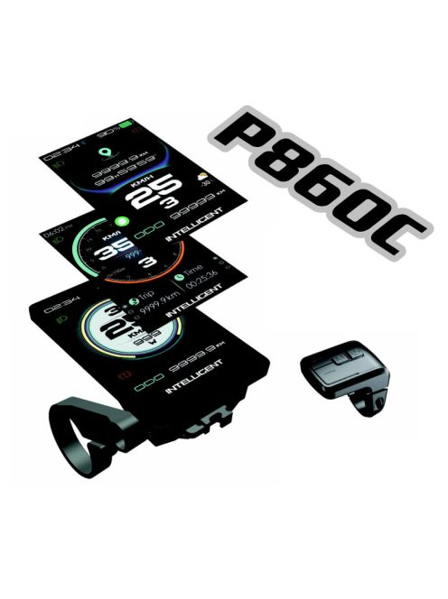 P860C KIJELZŐ- BAFANG BBS01-02-03/HD középmotorhoz-