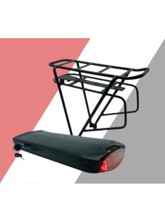 Li-ion csomagtartó akkupakk 36V 10Ah -Samsung cella -360Wh